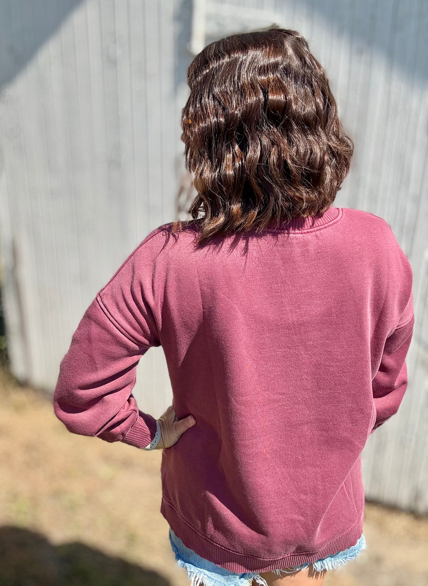 crisp morning pullover