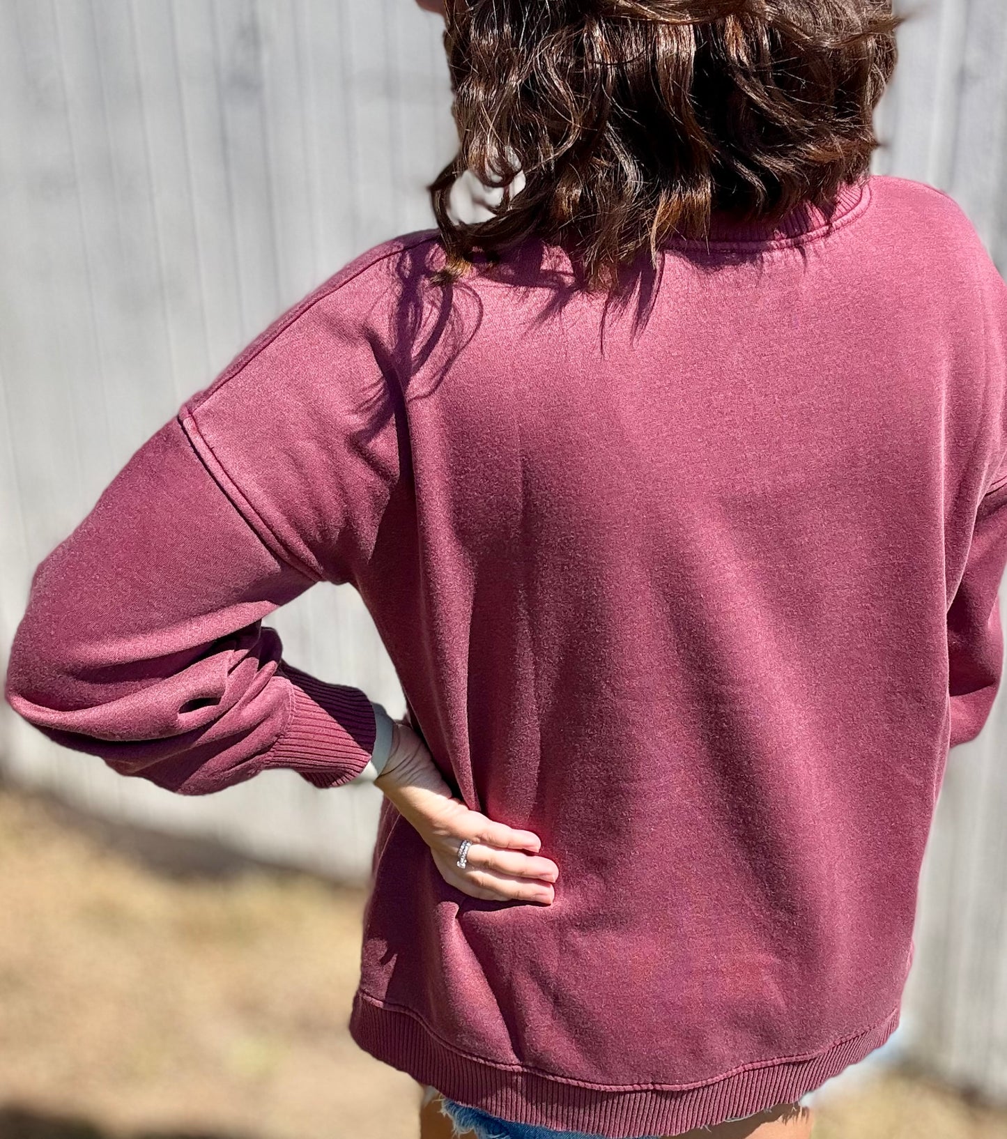 crisp morning pullover