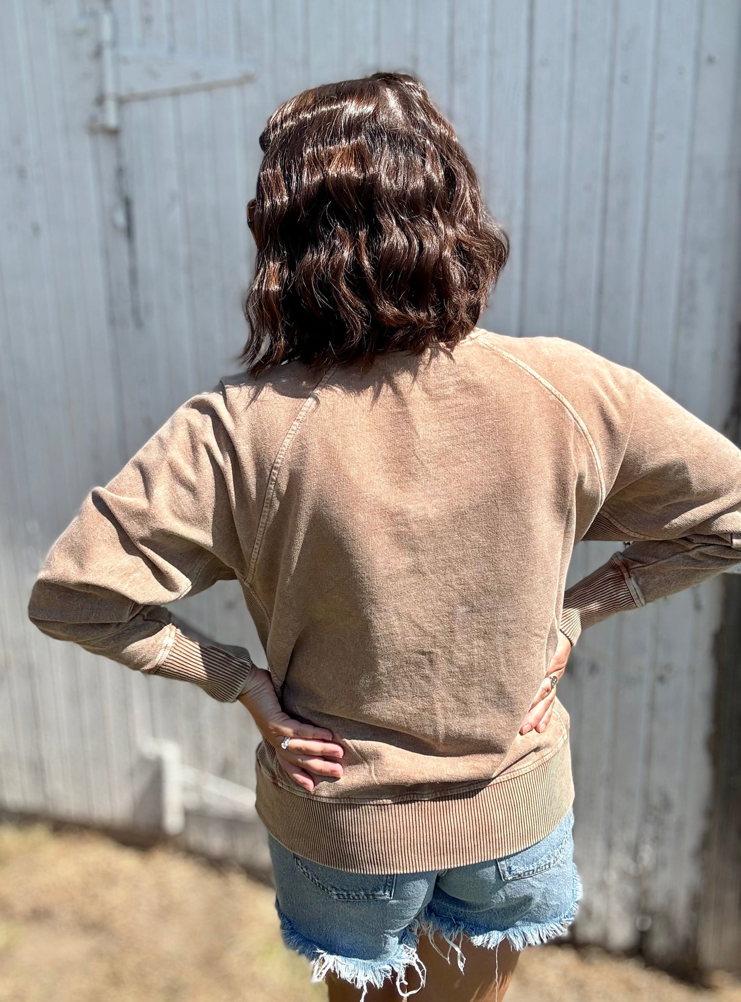 latte lover pullover