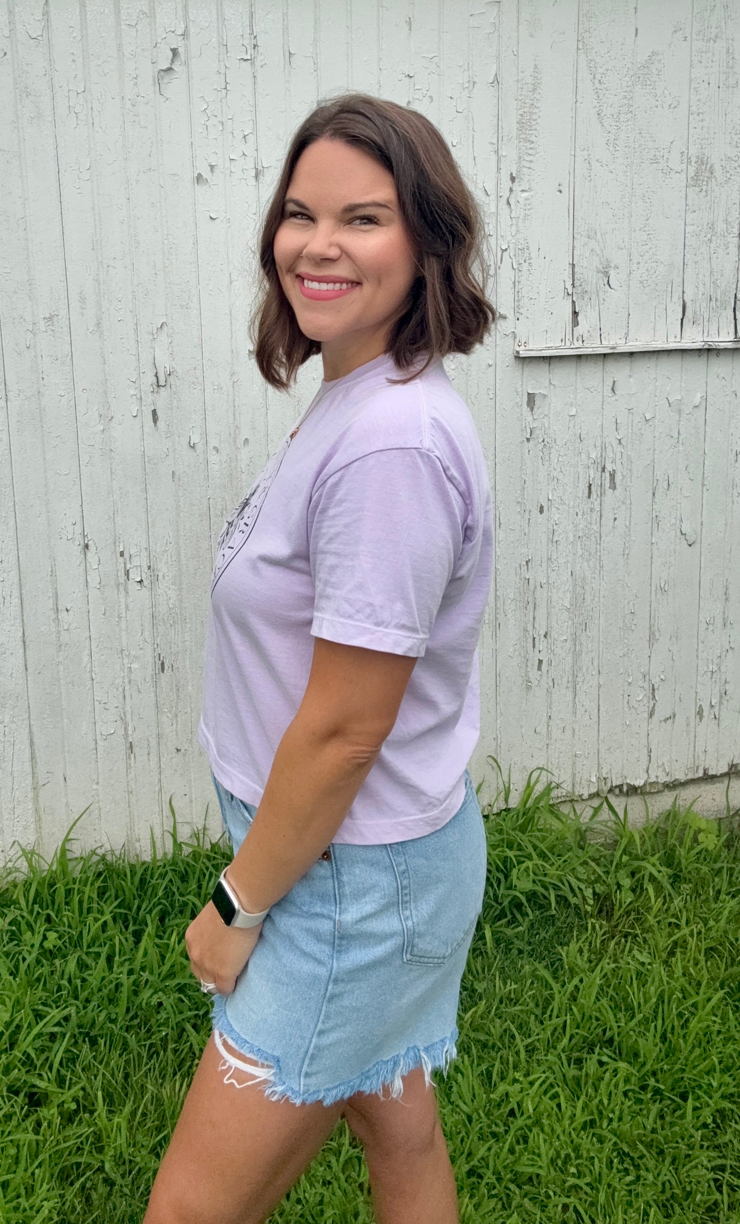 Anderson Honey & Grace Boxy Tee