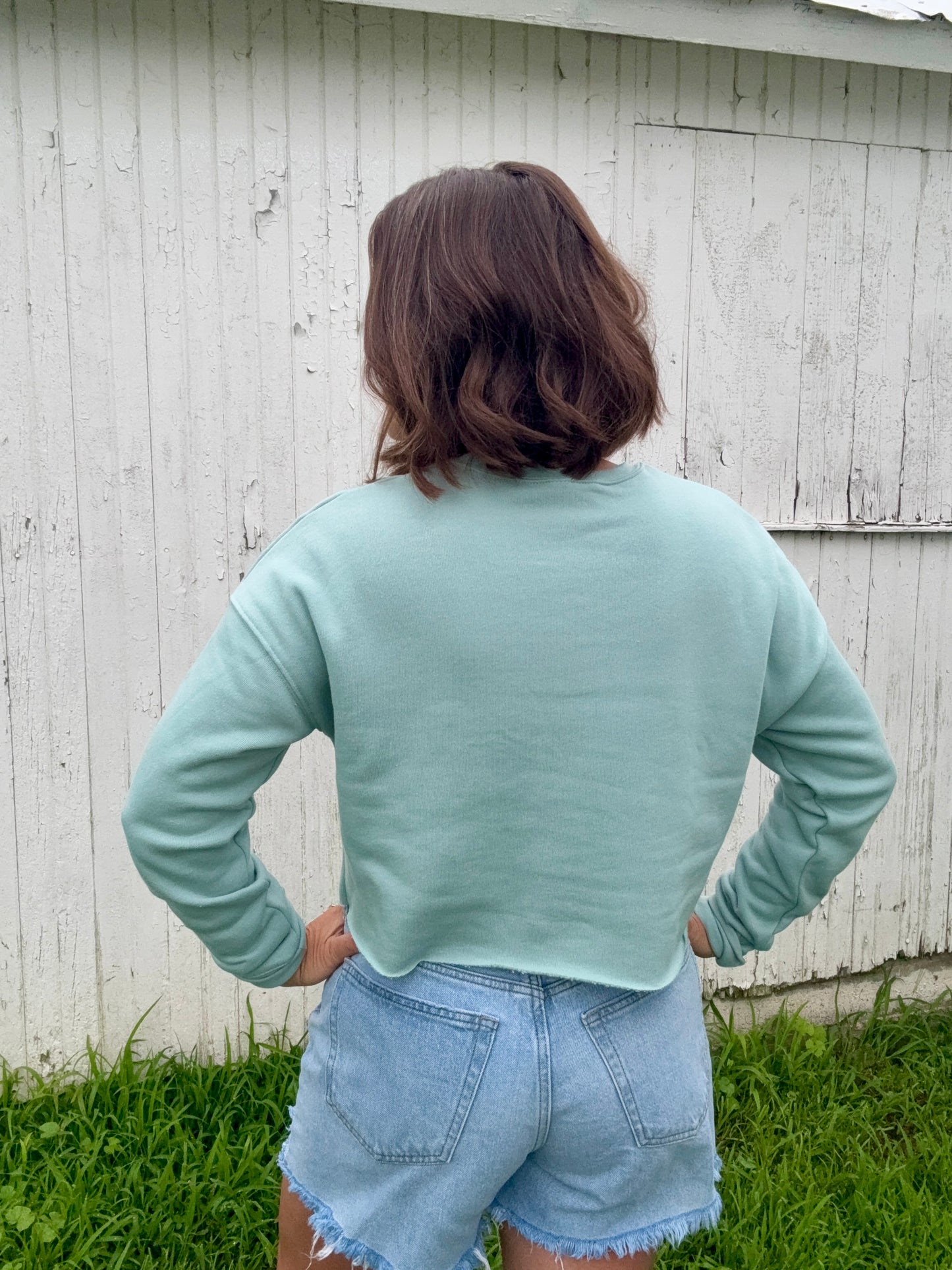 Anderson Honey & Grace Crop Sweatshirt