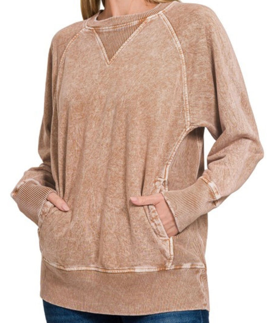 latte lover pullover