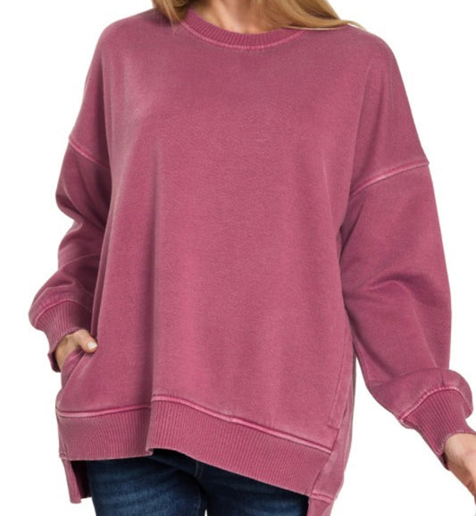 crisp morning pullover