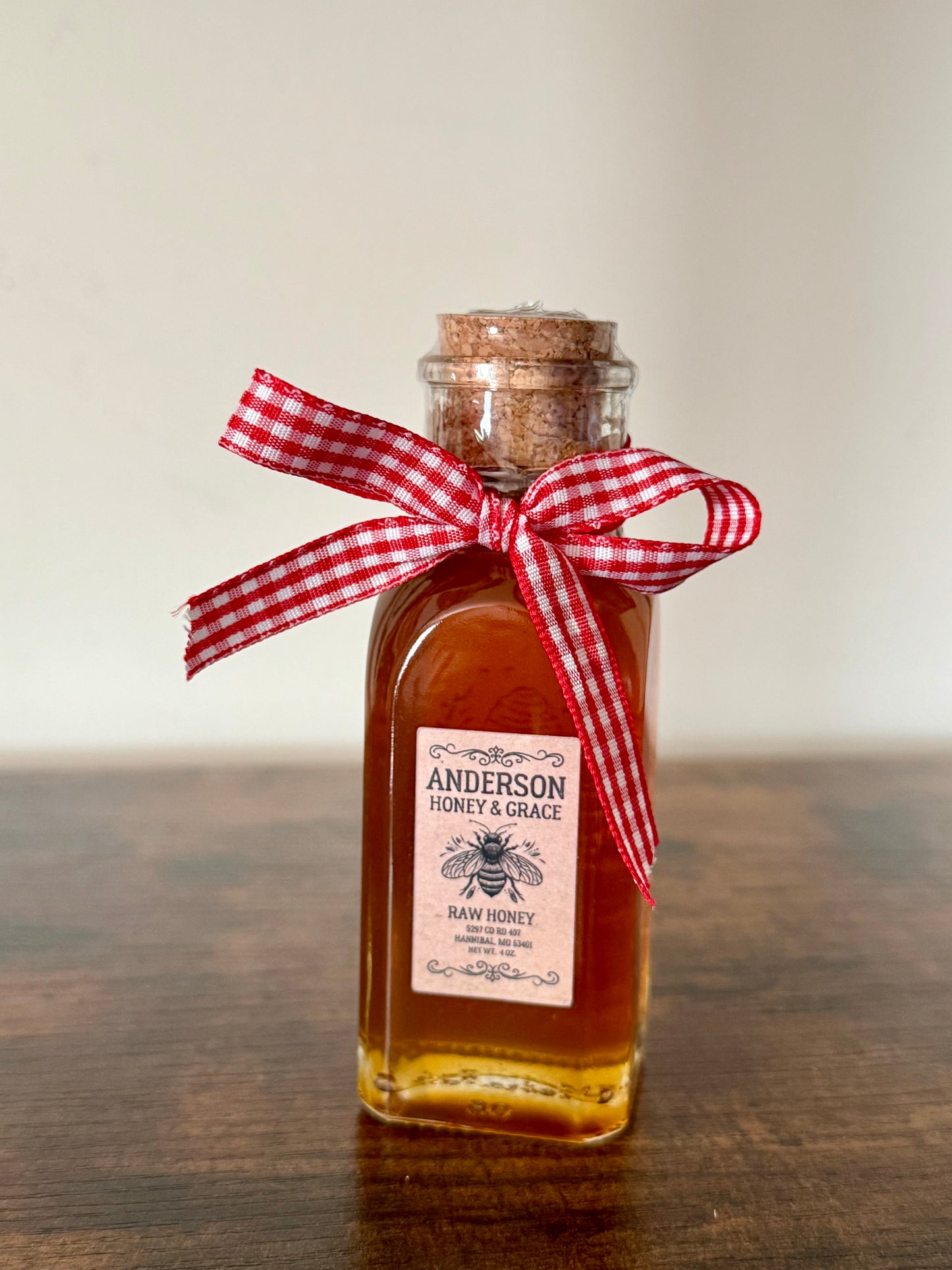 4oz Raw Honey Muth Jar Christmas Special