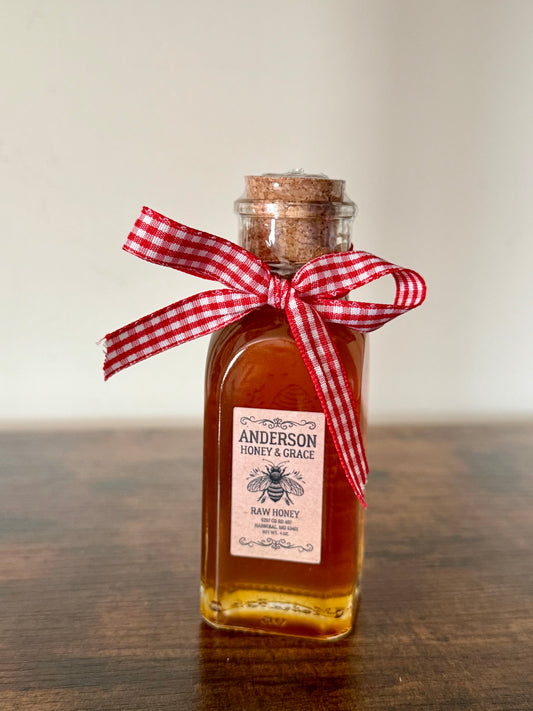 4oz Raw Honey Muth Jar Christmas Special